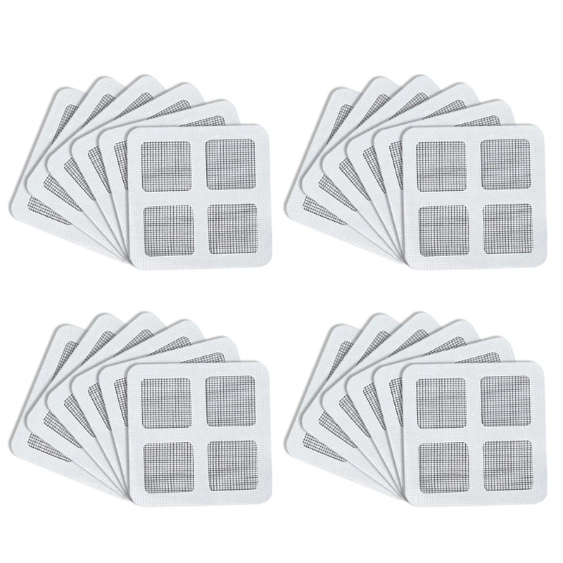 12/24Pcs Window Screen Repair Mesh Sticker Patches for Home Prevents Insect