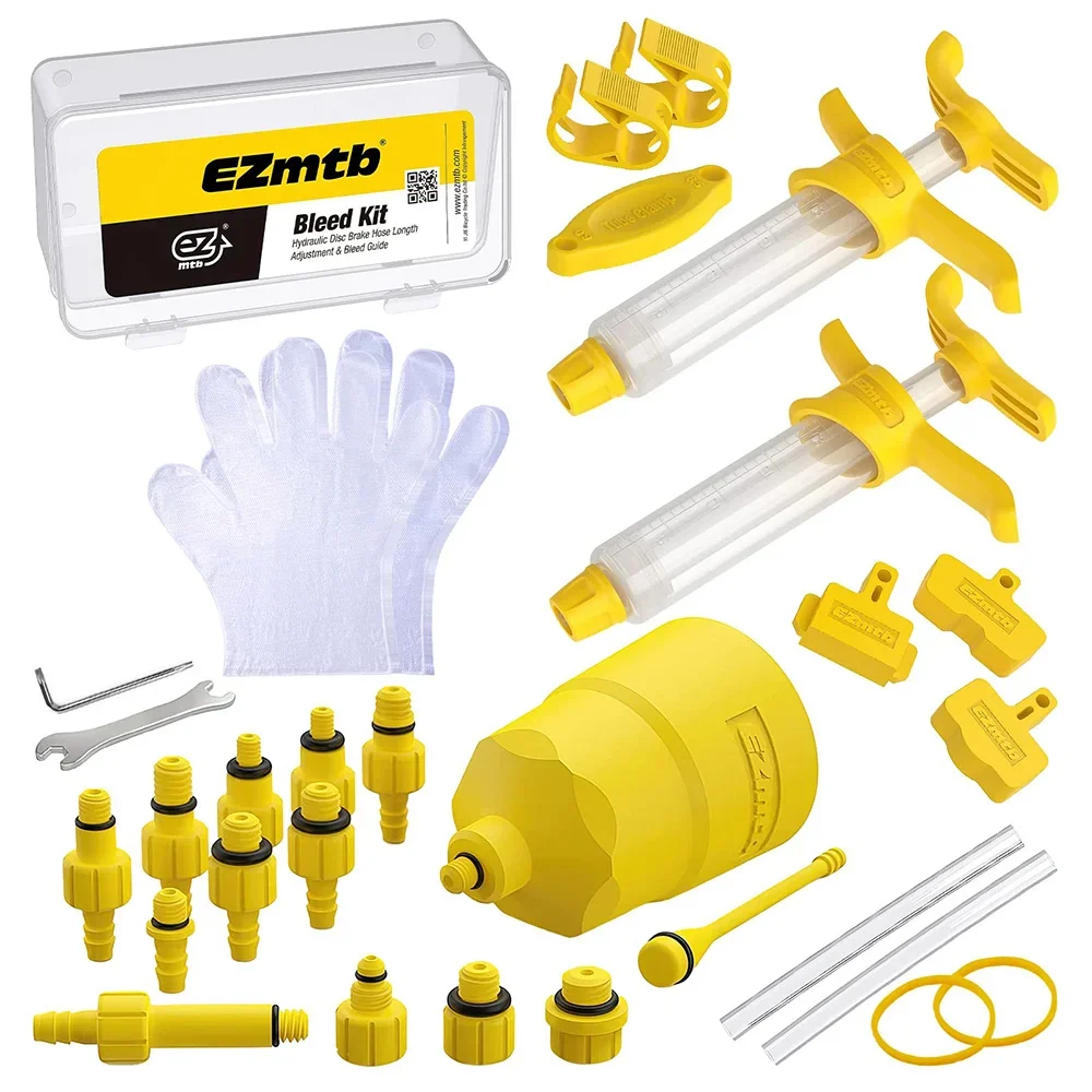 

Ezmtb Bicycle Brake Oil Bleed Kit Tools For SHIMANO SRAM Avid MAGURA Series Hydraulic Disc MTB Road Bike Brake Repair Tool