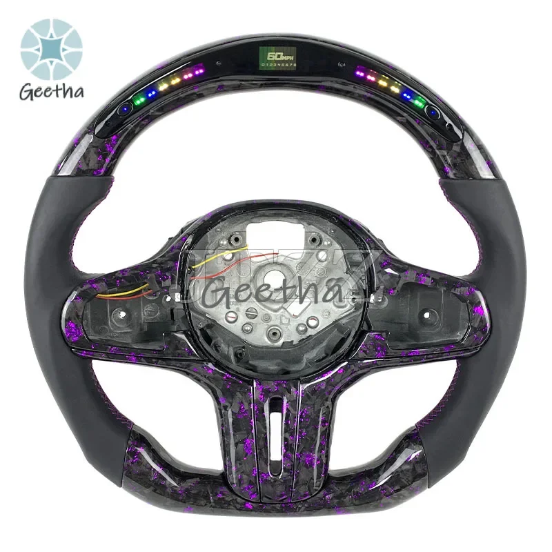 

Спортивный руль из кованого карбона с LED-подсветкой для BMW M2 M3 M4 G80 G82 G87 G30 G31 G32 G38 G20 G14 G15 G16 2021-2022 годов выпуска