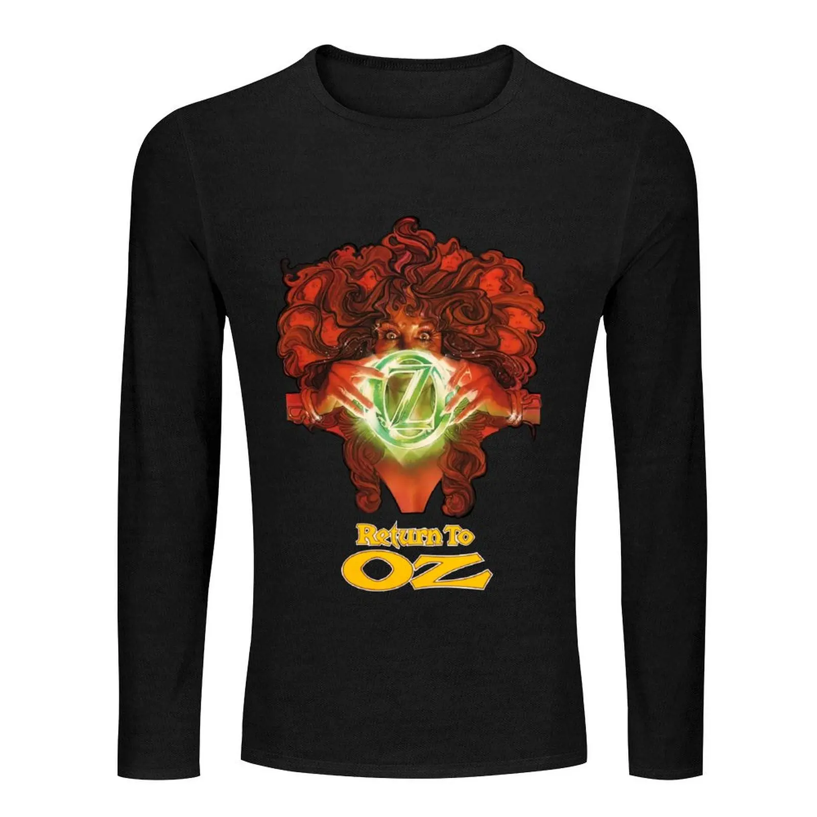 RETURN TO OZ - Vintage Teaser Poster Style art Long T-Shirt anime custom t shirt plain white t shirts men