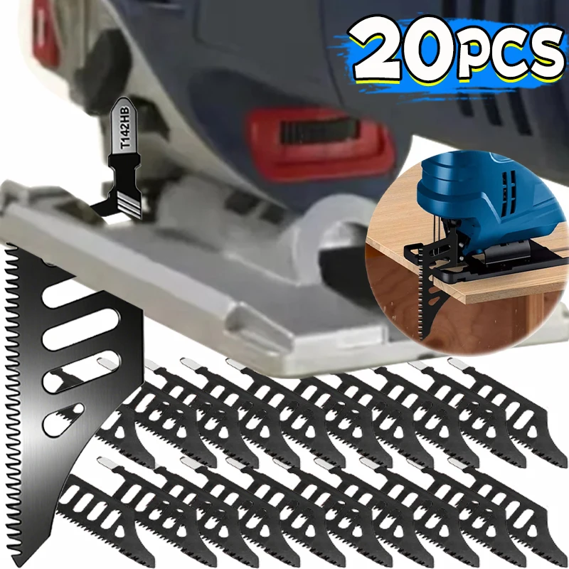 

Полотно для лобзика, сверхмощные лезвия для резки заподлицо с Т-образным хвостовиком, сменные грубые зубцы для дерева, алюминия, плотные помехи, прецизионный режущий инструмент