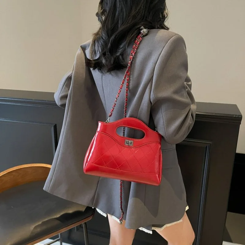 

Stylish Luxury Brand Messenger Bag For Women Premium Leather Crossbody Handbags Elegant Shoulder Tote Purse Ladies