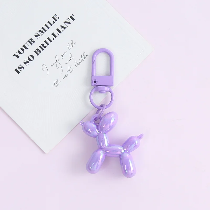 5/10 Stück Niedliche Cartoon-Ballonhund-Schlüsselanhänger für Damen Taschenanhänger Autoschlüsselanhänger Schmuck Geschenk Dekoration Accessoires – Detail 11