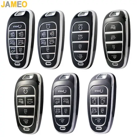 실버 에지 TPU 자동차 스마트 키 케이스 커버, 현대 투싼 솔라리스 소나타 하이브리드 넥소 NX4 산타페 dn8 2020 2021 2022 키 체인