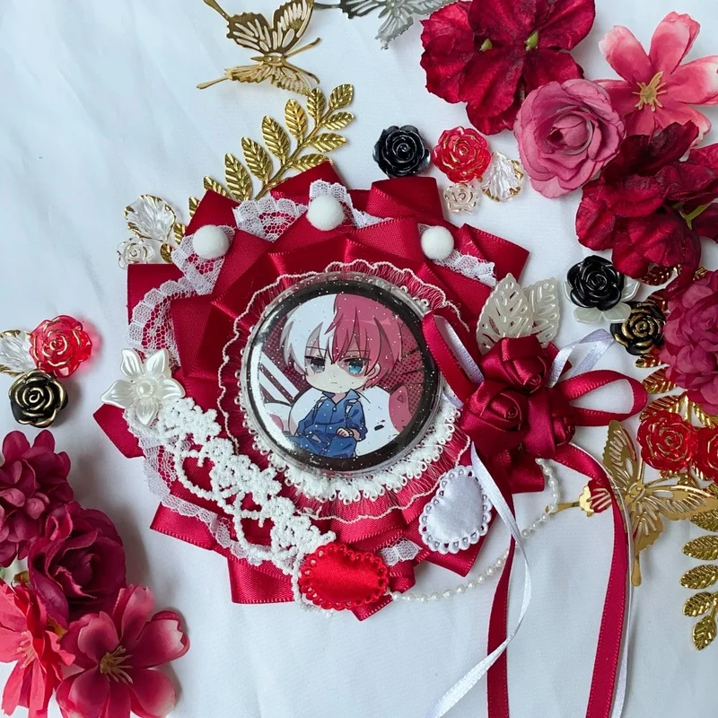 Niedliche Schleifenrosette Itabag Abzeichenständer Handgemachtes DIY 55-60mm Pin-Tablett-Basis Anime-Abzeichen ‌ Halter für Itabag-Dekorationseinsatz-Zubehör – Detail 10