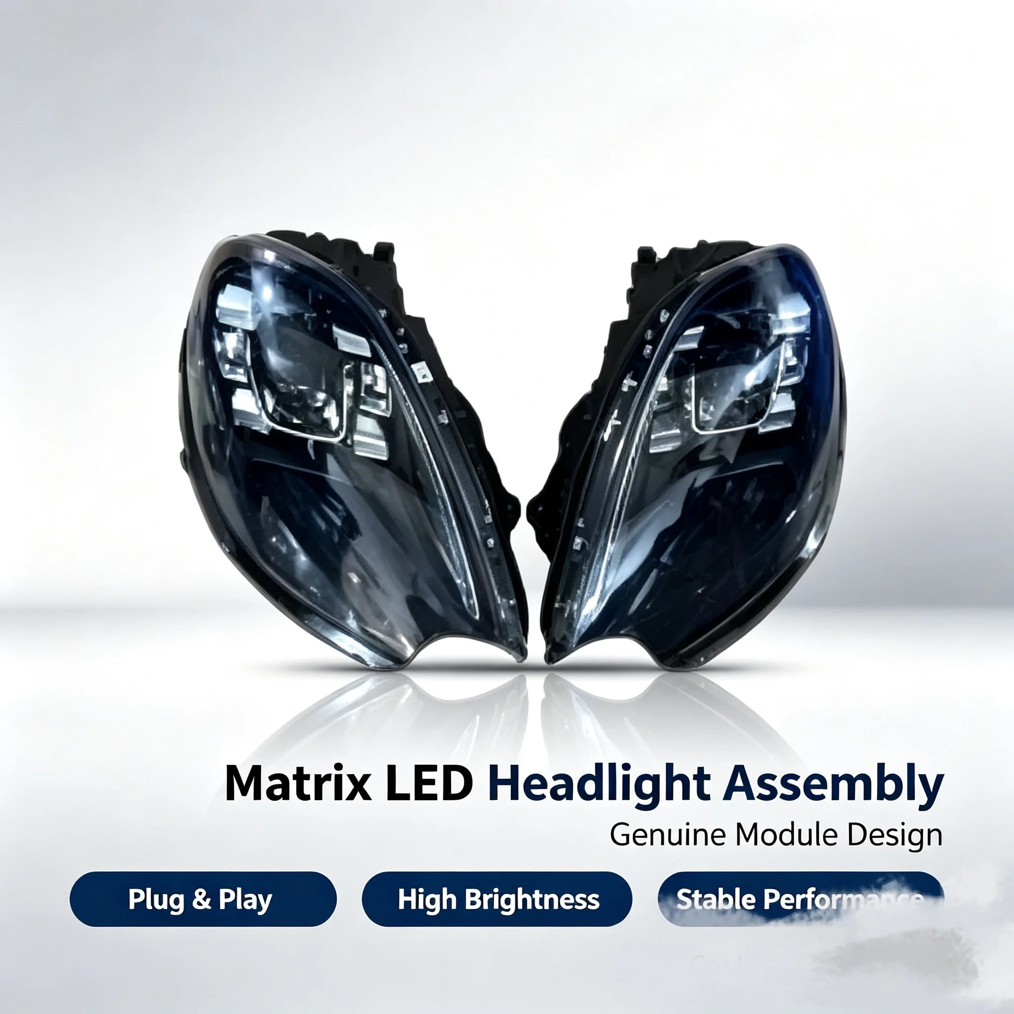 Genuine Original Matrix LED Headlight for Porsche Macan Turbo GTS 2015‑2018, OEM 95B941006H 95B941005H