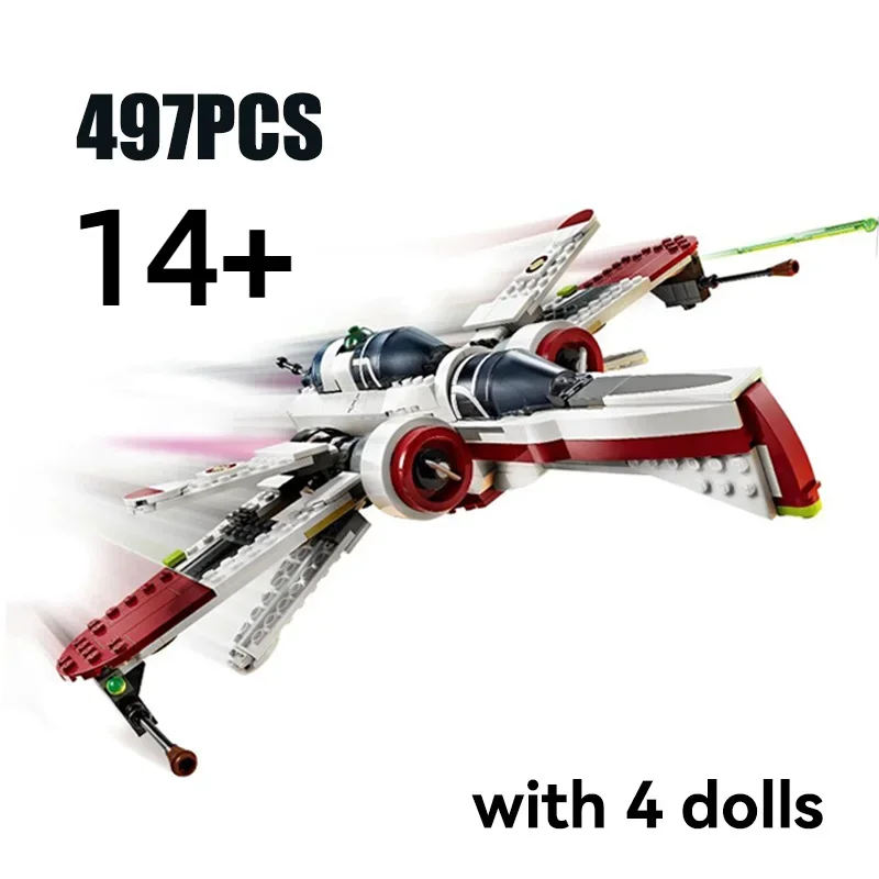 أفضل بائع غالاكسي 497 قطعة 75402 ARC-170 ستارفايتر اللبنات ستار معركة نموذج الطوب لعب الاطفال هدايا عيد الميلاد عيد الميلاد
