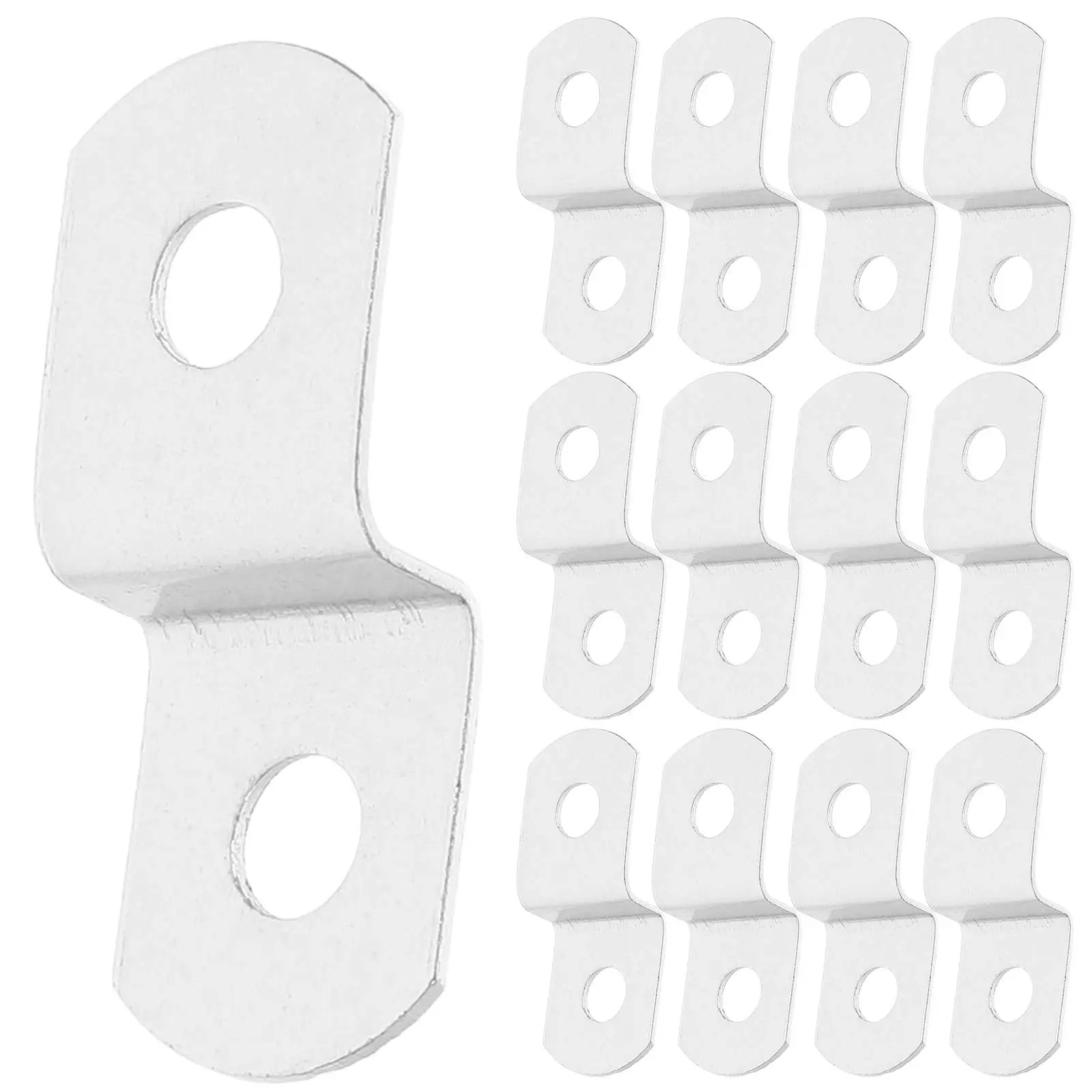 

120pcs Corner Codes Stainless Steel Connectors for Mirror Cabinet Picture Frame Hardware Mounting Accessories