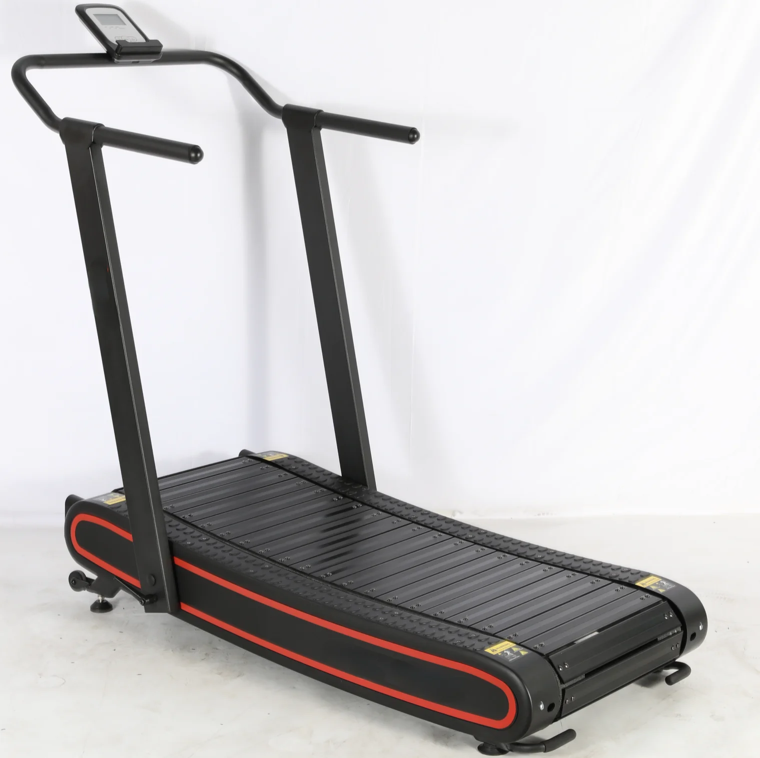 Professional Runner Foldable Jogging Exercise Machine for Ladies Curved Treadmill with  LCD Screen for Home Use 150kg