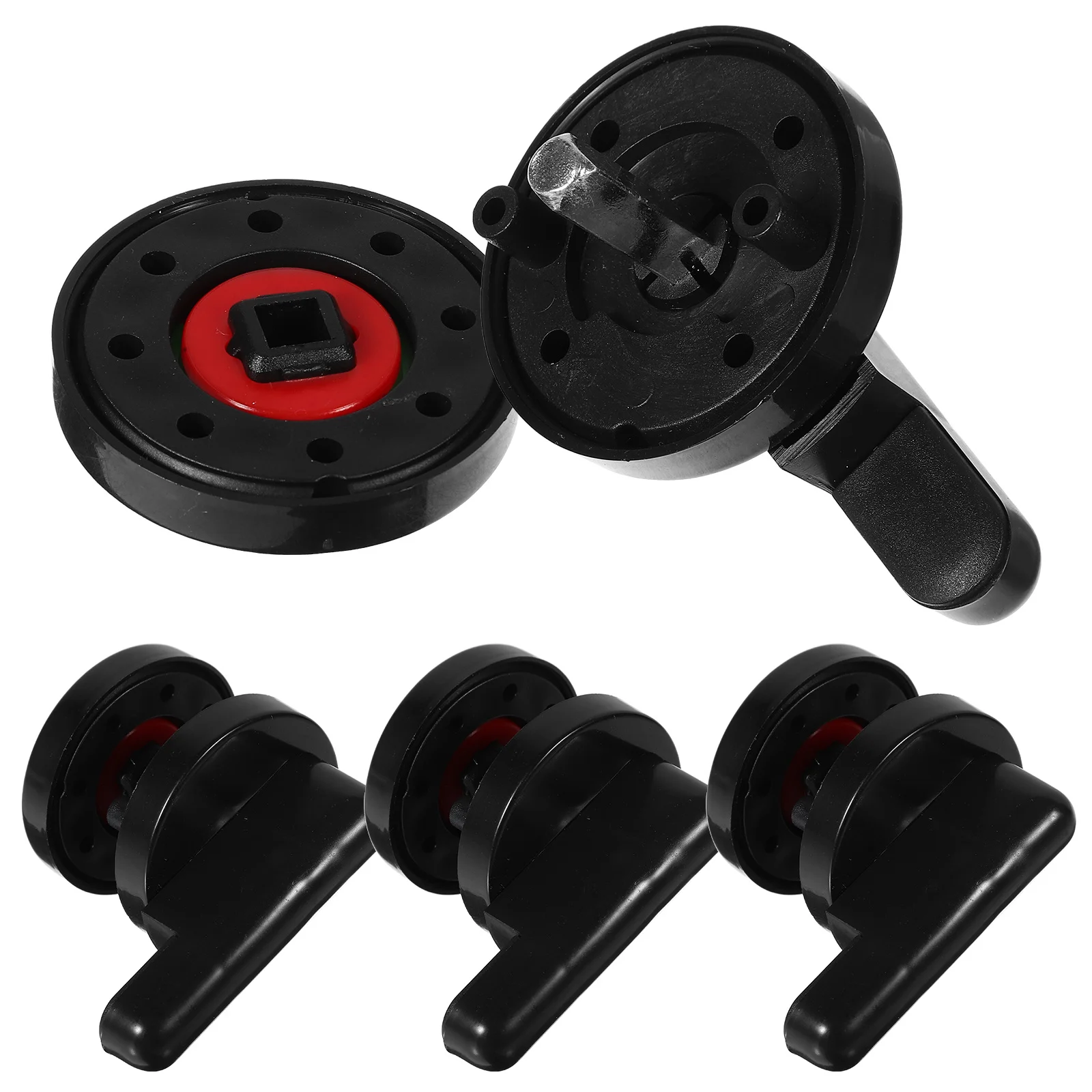 

4pcs Plastic Partition Door Lock Indicator Rustproof Durable For Bathroom Shower Cubicle Public Toilet Accessory Gym