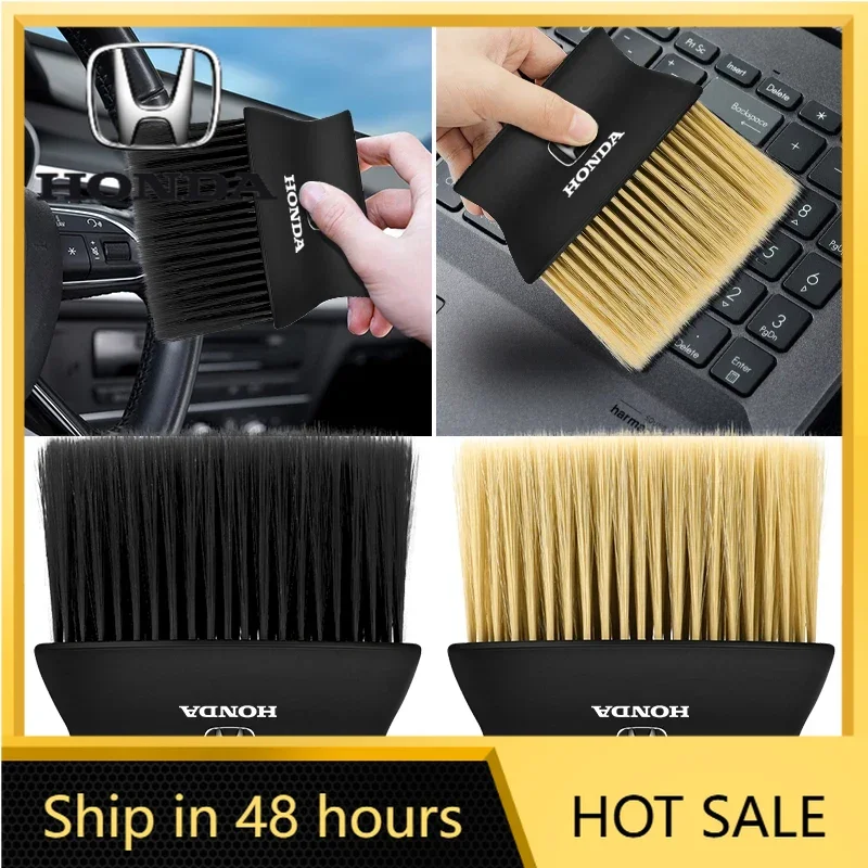 

Car Accessories Car Interior Cleaning Soft Brush Dashboard Air Conditioner Outlet Detail Brush For Honda Civic Dio Crv Fit CR-V