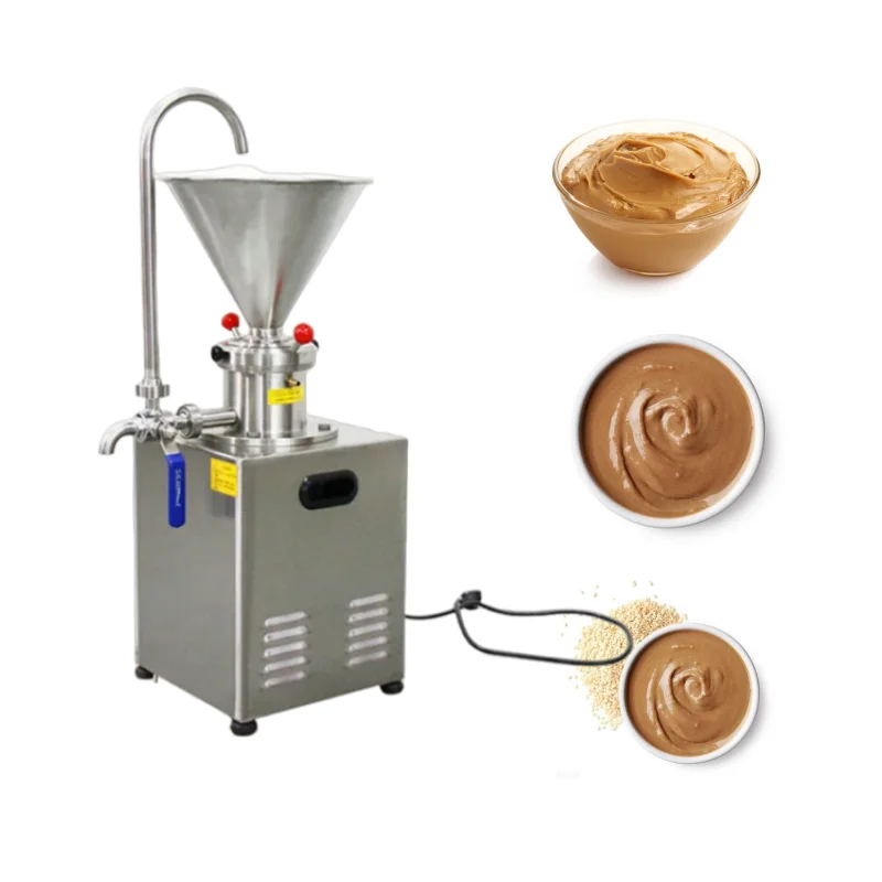 Commercial Peanut Butter Grinder Colloid Mill Peanut Butter Making Machine Electric Sesame Coffee Cocoa Bean Paste Maker Machine