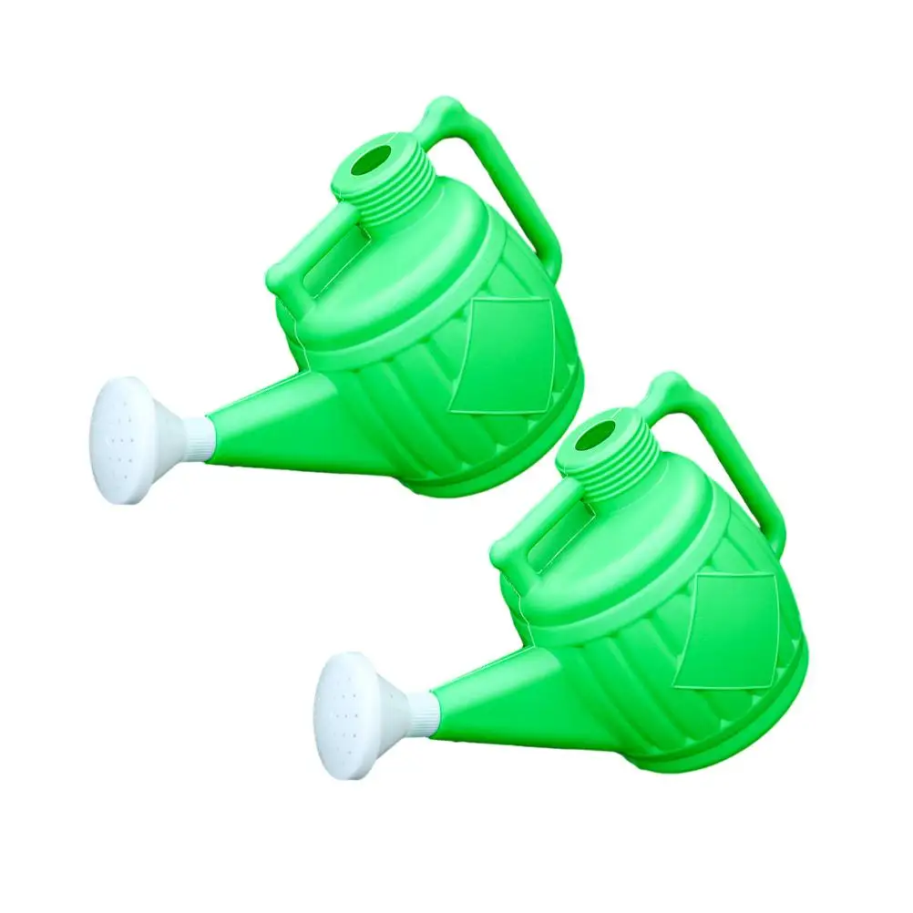 

2pcs Thickened 5L Green Watering Cans Large Capacity Garden Outdoor Plants Indoor Plastic Sprinkler Pot Bottle