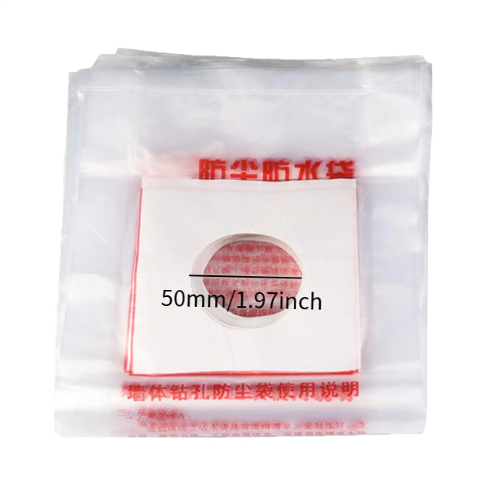 50 Pieces Dust Collection Bags Cover Household Thickened Drill Dust Collector Bags Collecting Cover for Air Conditioner
