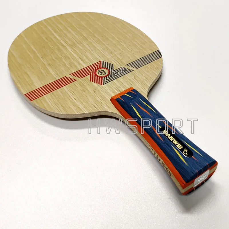 SANWEI BY EVEN Table Tennis Blade 10 Wood 9 Soft Carbon Ping Pong Blade OFF++ for Fast Speed Type