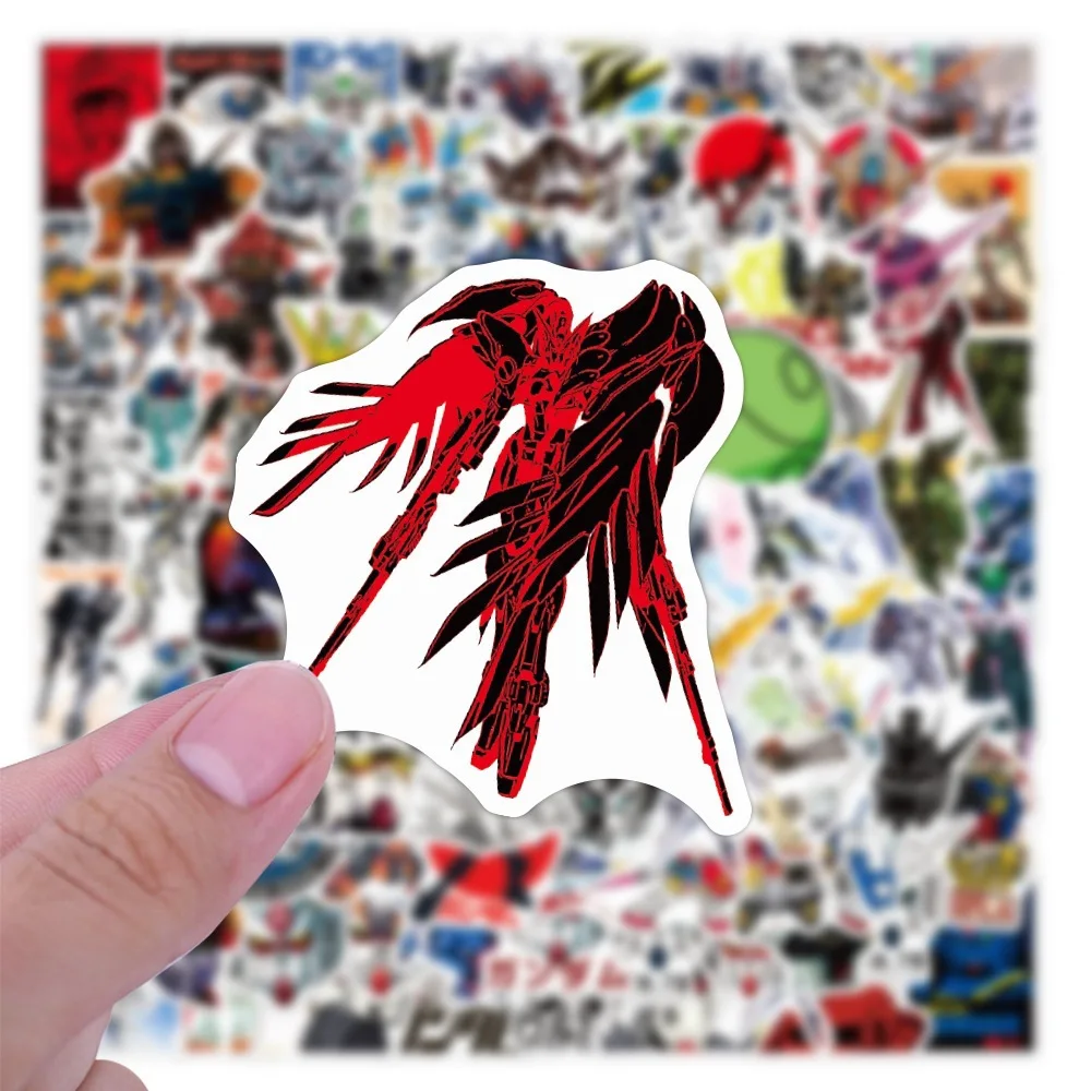 

10/30/50/100PCS Classic Animation Comics GUNDAM Stickers Cool Personality Creative Decorative Skateboard Motorcycle Helmet Bike