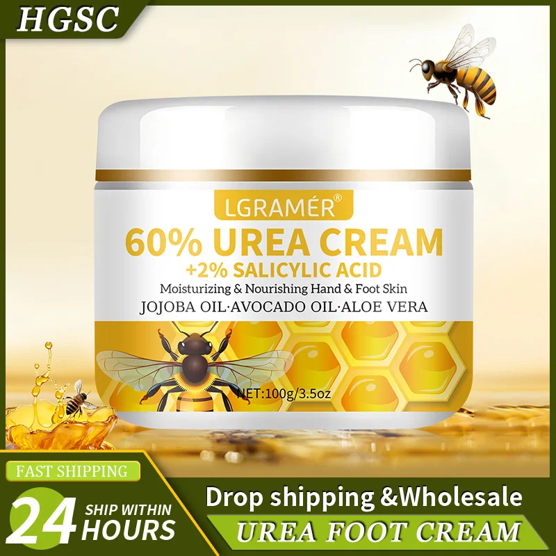 60% Urea Hand Foot Cream Repairs Dryness Cracks Gently Exfoliates Softens Skin Provides Super Moisturizing Hand Foot Care Cream