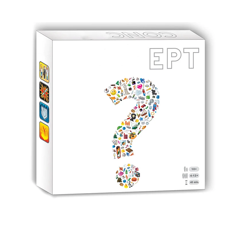 

English Interactive Word Guessing Board Game for Best Friends | Family Fun Night Activity | 4-12 Players Edition