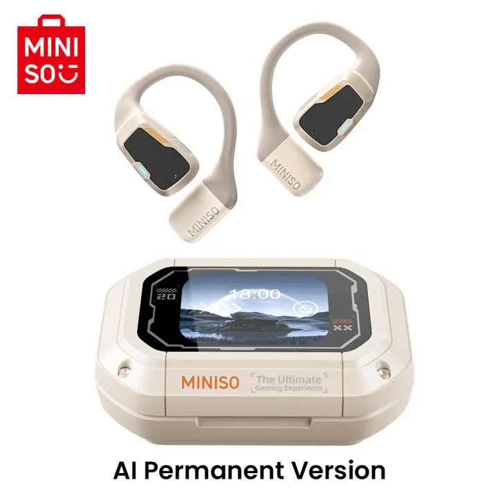 Vertaler Oortelefoon MINISO M98 AI Draadloze hoofdtelefoon Kantoor Chat Headset ASMR Headset DIY APP AI Draadloze hoofdtelefoon met Mi