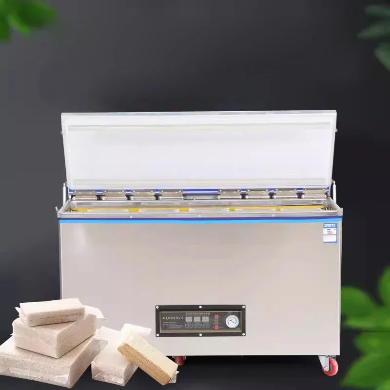 آلة تعبئة الفراغ الأوتوماتيكية بالكامل آلة تعبئة الفراغ التجارية الكبيرة طعام مطبوخ، جاف ورطب ثنائي الغرض طازج