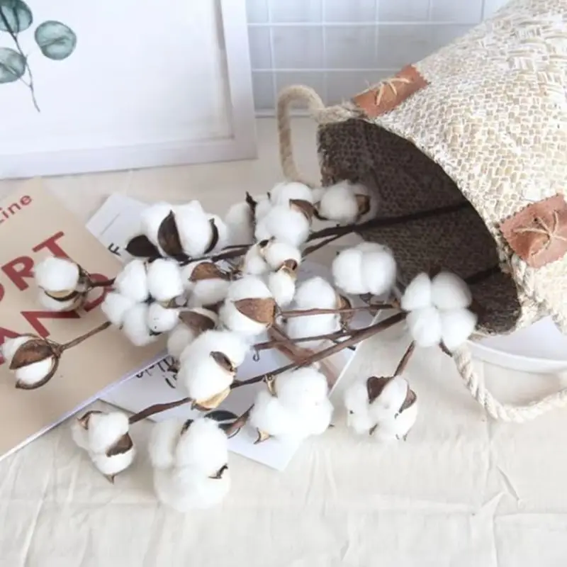 Natürliche Baumwolle Künstliche Pflanzen Blume Zweige Frühling Hochzeit Neujahr Valentinstag Girlanden Vase Hause Zimmer DIY Geschenk Dekoration