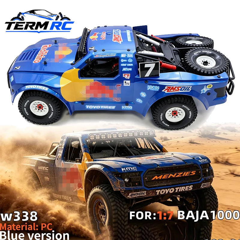 1/7 RC Short Course Body Shell 415mm for FS Racing Baja Desert Storm (With LED)