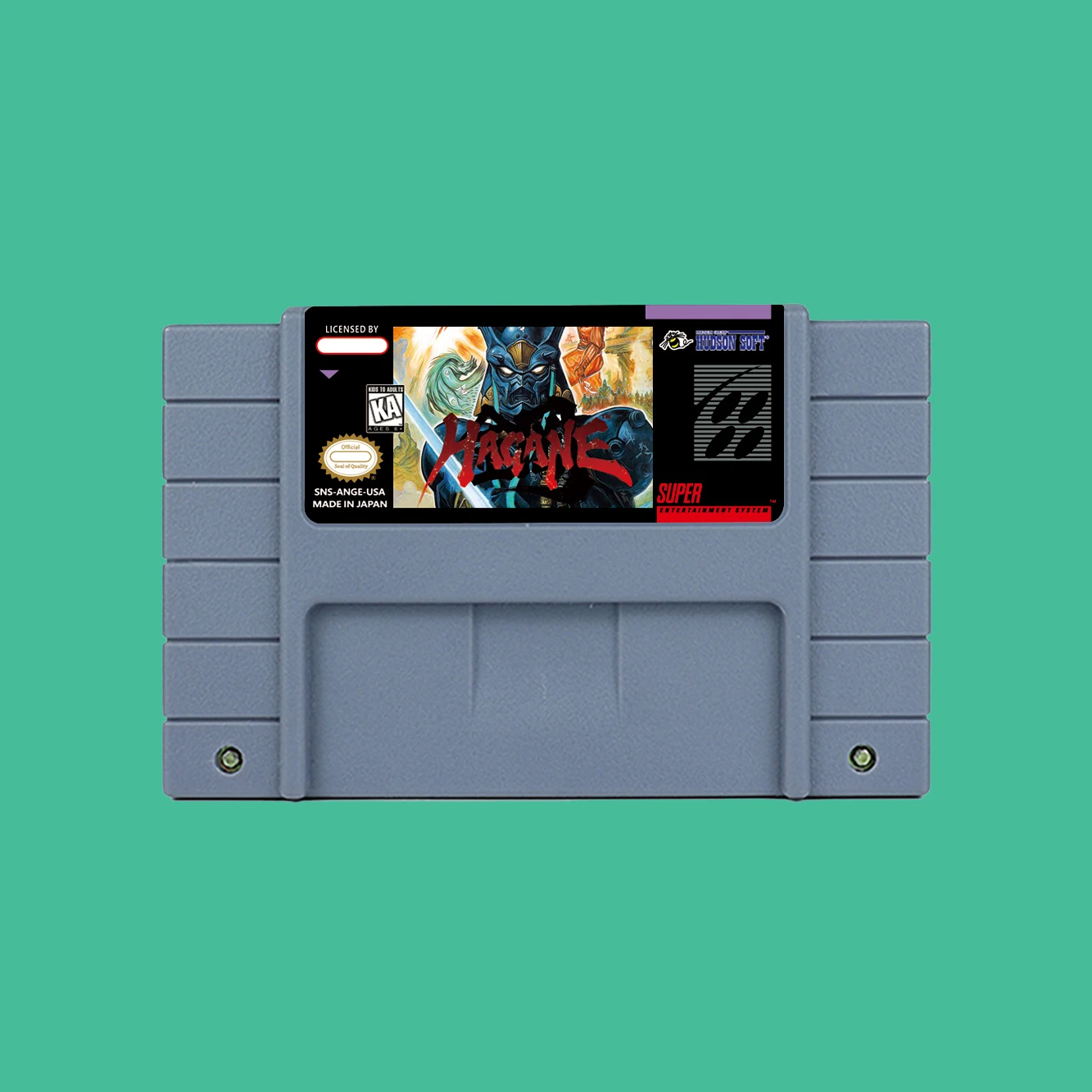 Action Game for Hagane - The Final Conflict  - USA or EUR version Cartridge available for SNES  Game Consoles