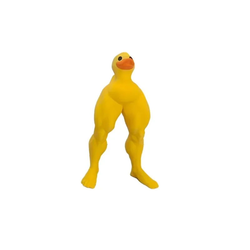 

Funny Muscular Duck Desktop Decoration for Home and Office Eye-catching Muscle Ducks Table Ornament Figurine