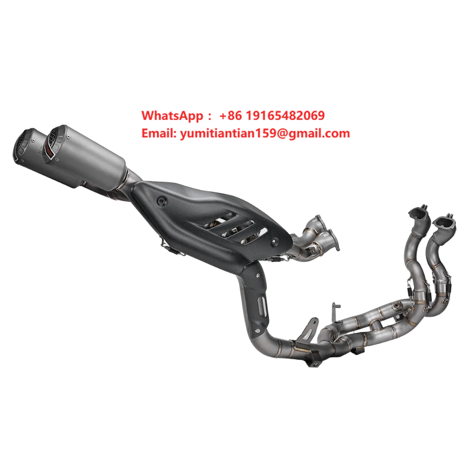 Duca V4S 2025 Titanium Alloy AK Exhaust System Retrofit/Upgrade for New Panigale V4 Street Fighter Motorcycles Universal Parts M