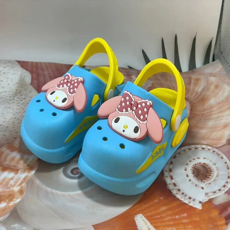 

Sanrio Children's Slippers Boys and Girls Cute Soft Soled Non-slip Indoor Home Slippers Baby Garden Shoes