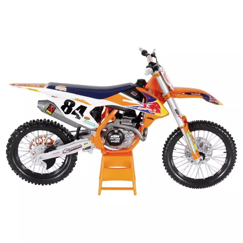 NEW Maisto 1:6 Red Bull KTM Supercross Diecast Model MXGP KTM 450 SX-F Factory Edition 2018 #84 Motorcycle Car Gift Toys For Kid