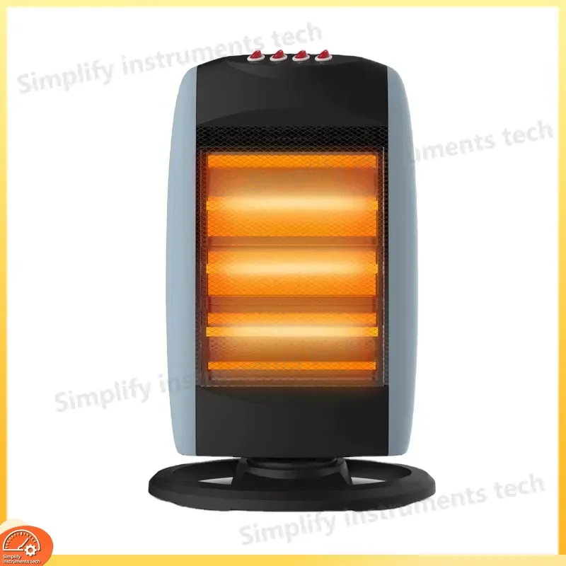 Portable Space Heater 1500W Fast Heating Halogen Room Warmer for Bedroom Living Room Bathroom Garden Home Office UK