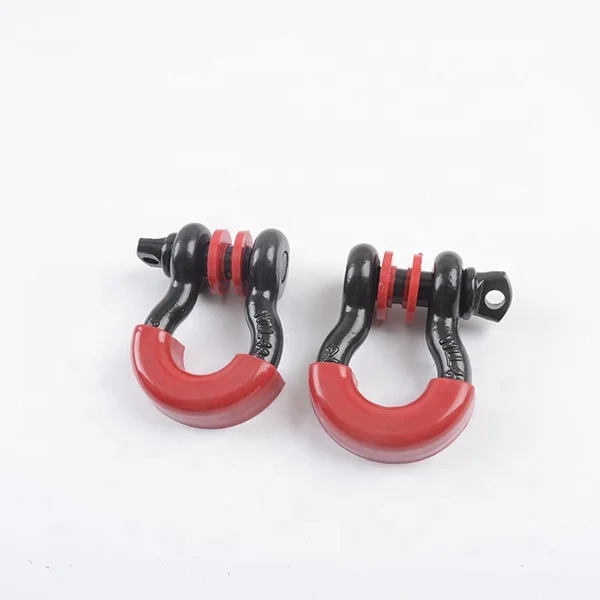 

Black -Red Trailer For Jeep Wrangler Jk Tow Hook New Accessories Offroad Parts