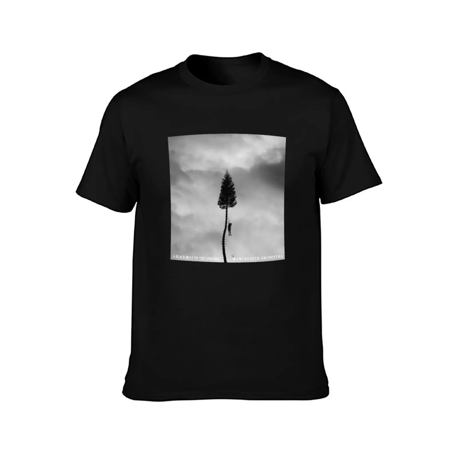 Manchester Orchestra A Black Mile To The Surface Album Cover T-Shirt Breathable Mesh Panel T-Shirt