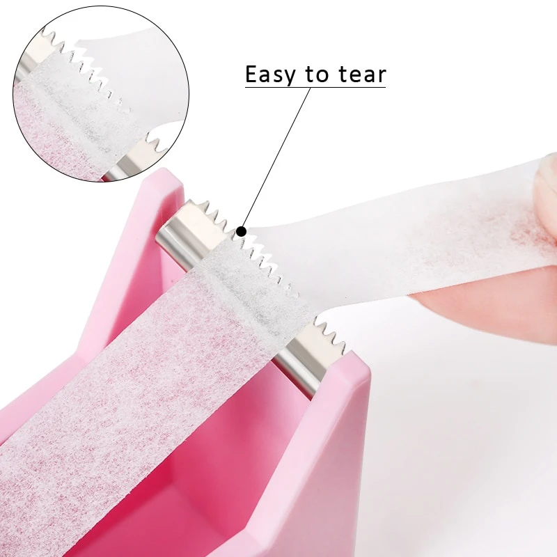 Eyelash Extension Tape Holder Base Professional Adhesive Tape Cutter Grafting Lash Plastic Rotating Tape Cutting Makeup Tools