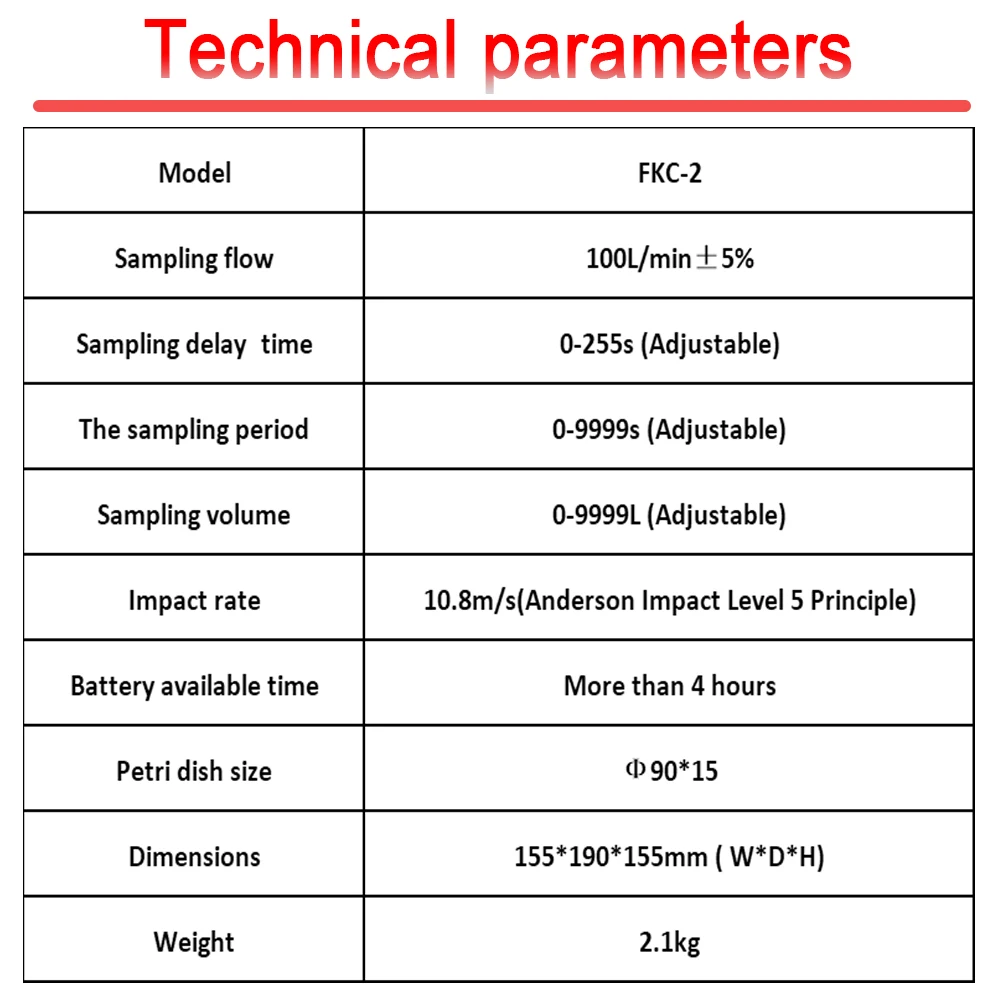 FKC-2 Type Biological Air Sampler and Planktonic Bacteria Sampler