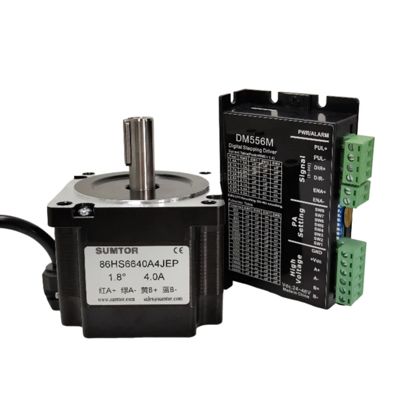 

Корпус шагового двигателя с высоким крутящим моментом, длина корпуса 66 мм, 80 мм, 98 мм, шаговый двигатель Nema 34 с драйвером