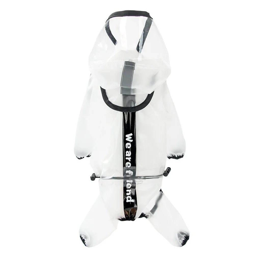 

1Pcs Dog Raincoat Waterproof Outdoor Pet Rainwear Hooded Long Structure Premium Material Dog Raincoat Reflective Rain Coat
