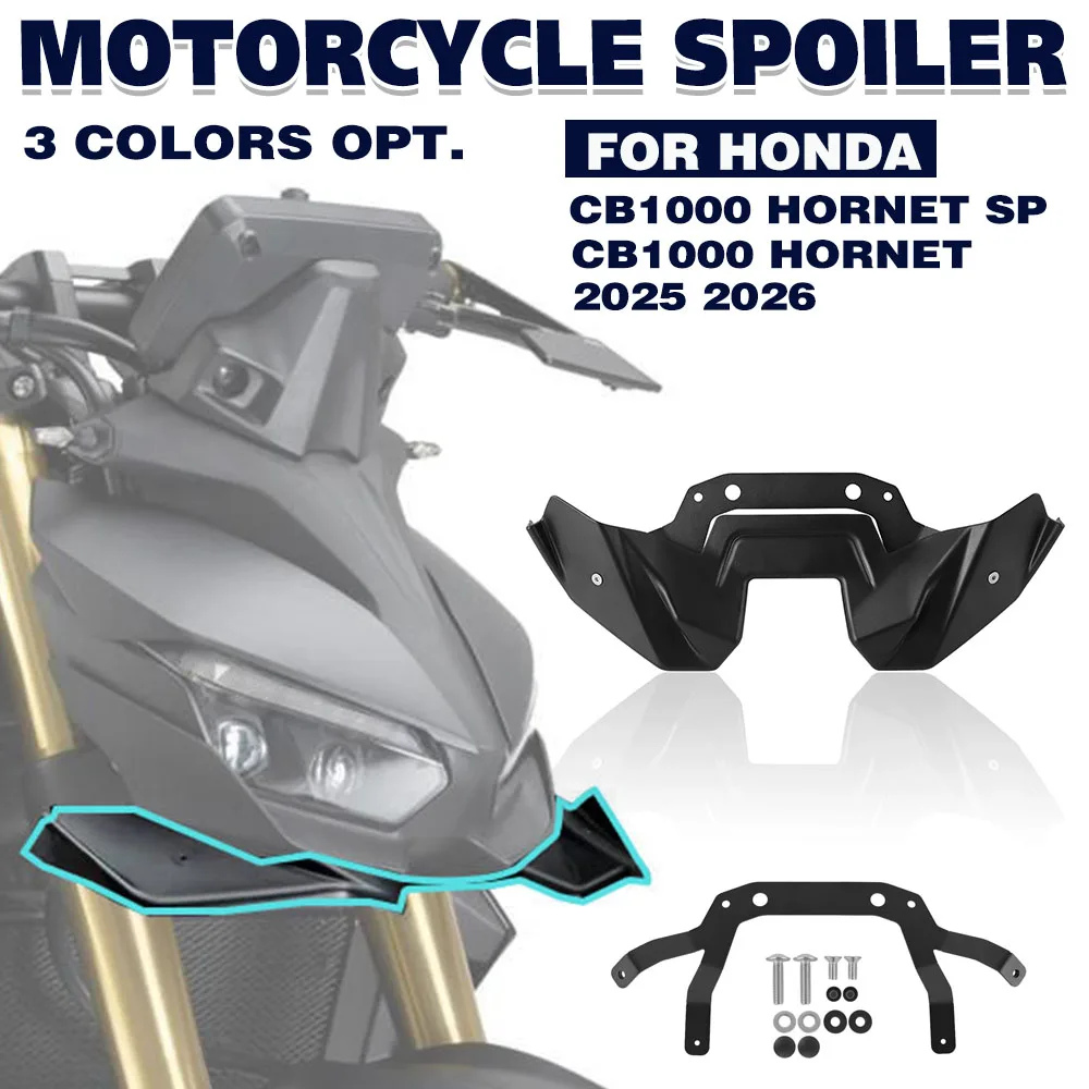 

For Honda CB 1000 Hornet SP Wing Downforce Front Spoiler Naked Aerodynamic Winglet CB1000 2025 2026 Motorcycle Front Lip Spoiler