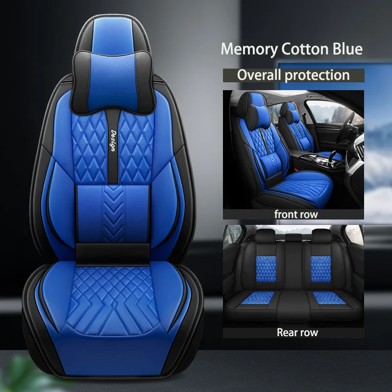 WZBWZX Leather Car Seat Cover For BYD All Models FO F3 SURUI SIRUI F6 G3 M6 L3 G5 G6 S6 S7 E6 E5 Car Accessories 5 Seats