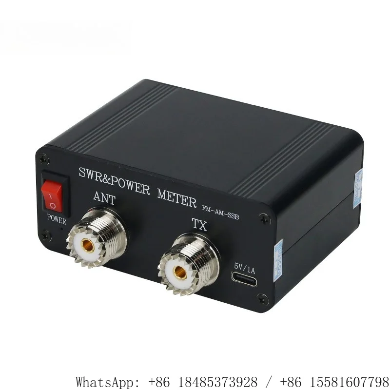 CQV-SWR120 Digital SWR Power Meter 1.8-54MHz Color Screen RF Power Standing Wave Meter For Shortwave Radio