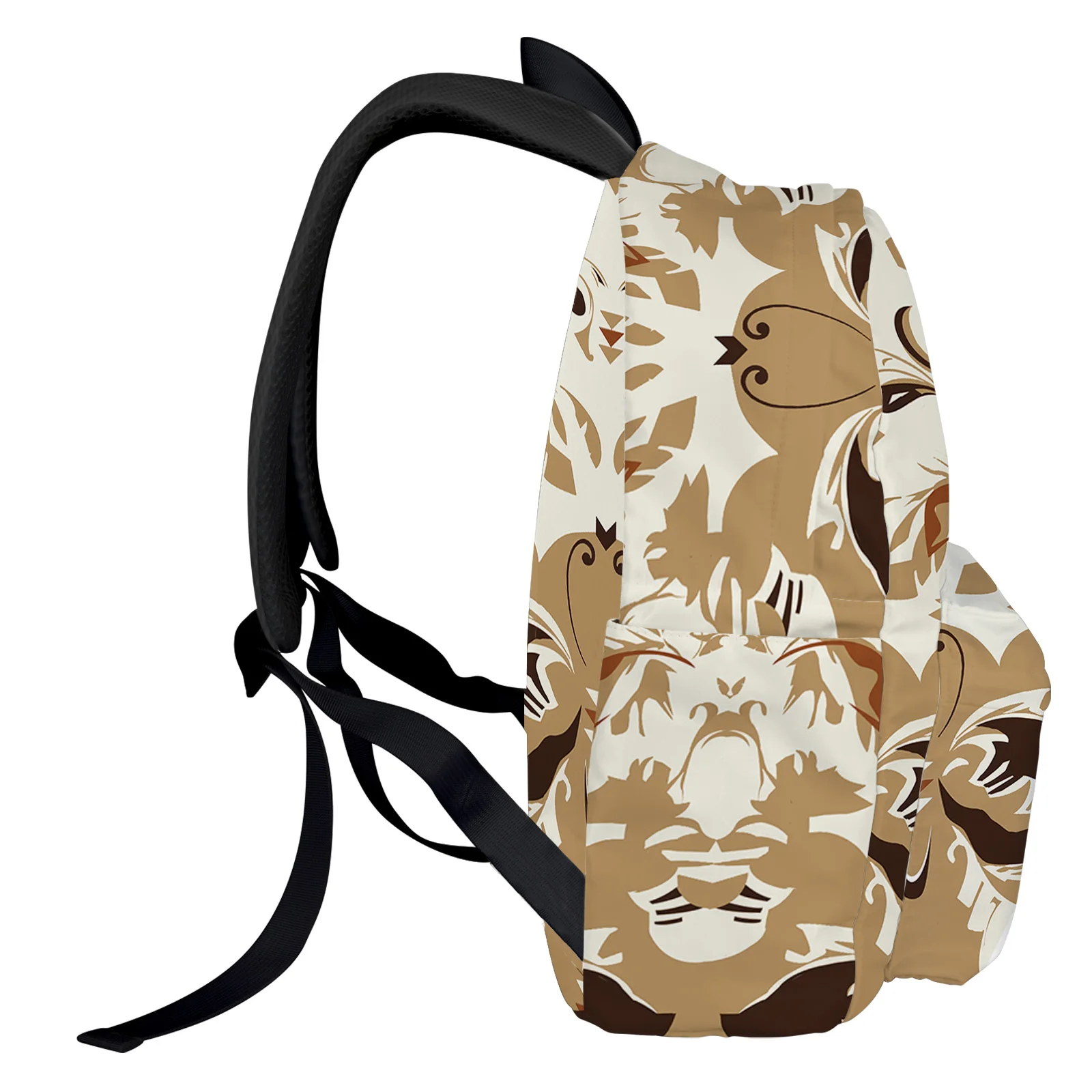 Mochila de flor abstrata indiana, mochilas escolares para adolescentes, estudante, laptop, personalizado, homens, mulheres, bolsa de viagem