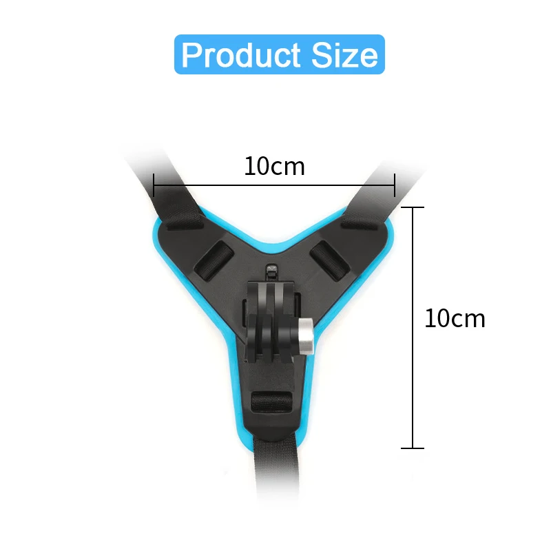 Motorcycle Helmet Front Chin Stand Camera Holder for GoPro Hero DJI Osmo Action Insta360 Action Camera Accessorie Helmet Strap