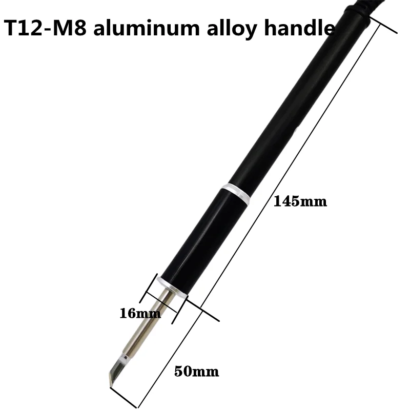 Imagem -03 - Youlng-liga de Solda Handle Conjunto com Controlador Digital Ferro de Solda Elétrica Ferro Faça Você Mesmo Stm32 Stc Oled T12 m8