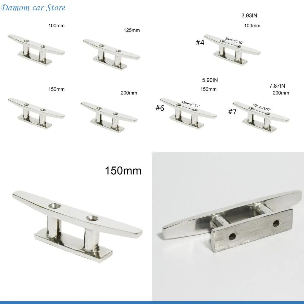 

A2UC Deck Cleats Handle for Boat Stainless Marine Accessory Dock Yacht Bollard