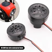 Electric Bike Accessories 2-wire 48V60V Head Horn Power Display Lamp Horn E-bike Instrument Horn Instrument Lamp