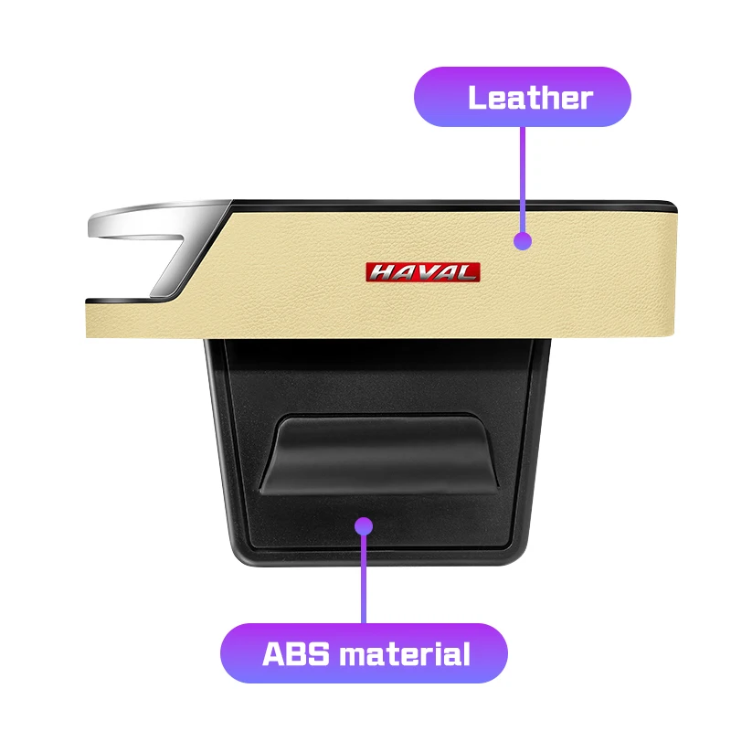 Organizador de espaço para assento de carro, caixa de armazenamento, suporte de copo, acessórios para haval h9 2rd 2024 2025 h3 f7 f7x jolion h6 h5 h2 m6 f5 f7h dargo