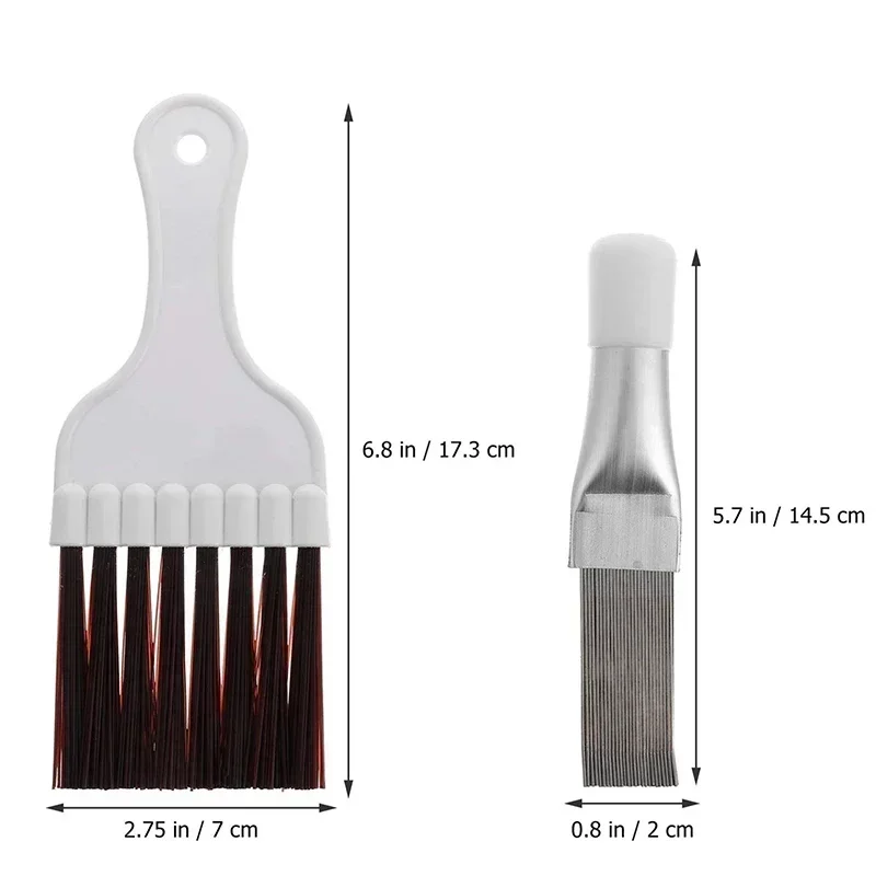 

Air Conditioner Condenser Fin Cleaning Brush Coil Condenser Brush AC Fin Comb Stainless Steel Air Refrigerator Fin Brush Loofah