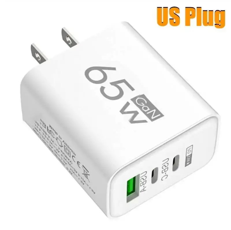 Xiaomi 120W Fast Charge Charger USB GAN Charger Fast Charging Quick Charge 5.0 For IPhone Huawei Samsung Phone15 Charge Adapter