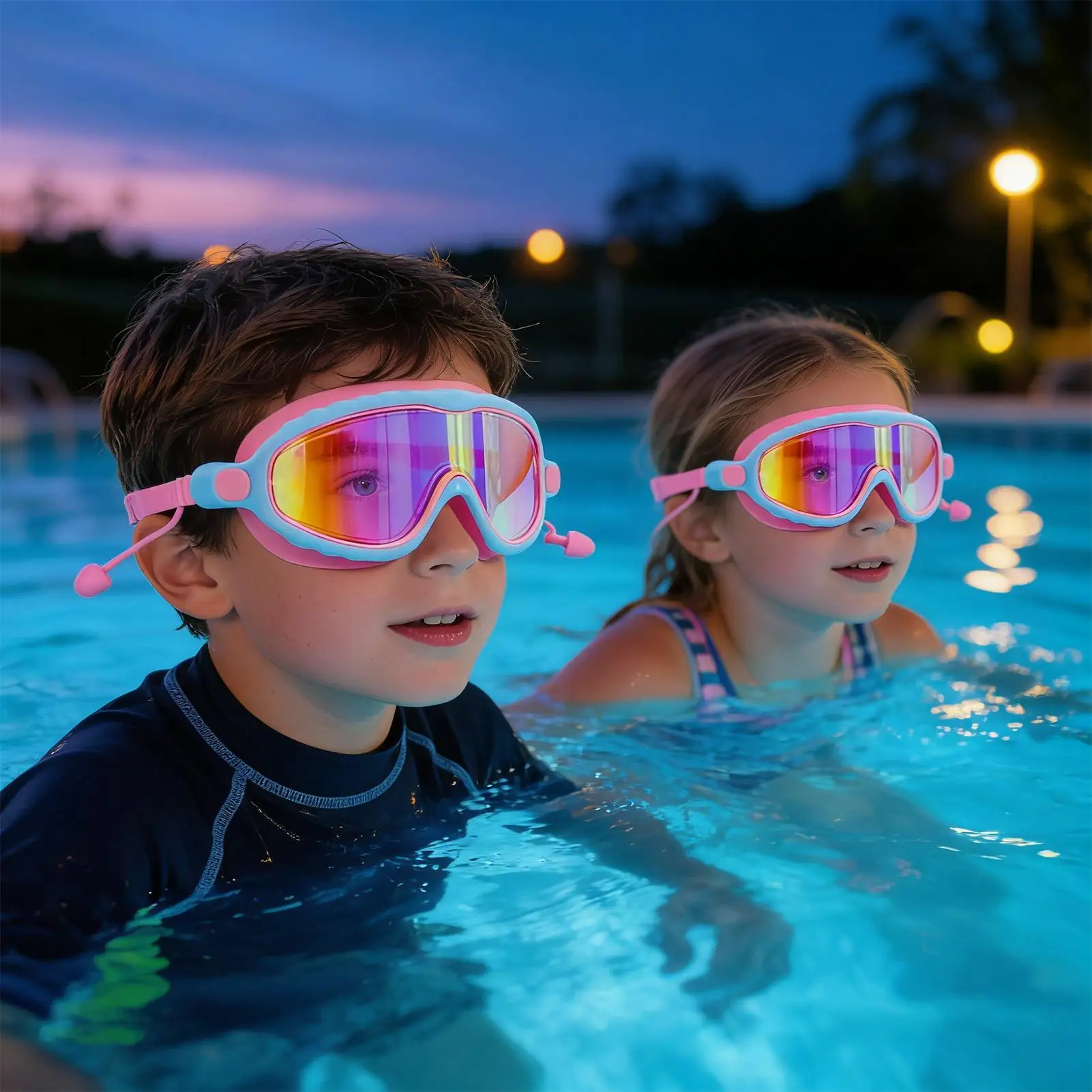 

Детские очки для плавания с защитой от запотевания и УФ-излучения для детей, для дайвинга, отдыха, серфинга, плавания в бассейне, на реке, летнего отдыха